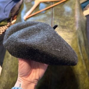 BDG Charcoal Wool Beret